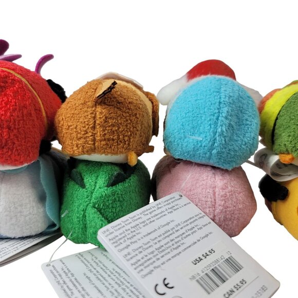 Disney Peter Pan Mini Plush Lot of 10 Tinkerbell Captain Hook John Tsum Tsum NEW - Picture 8 of 16